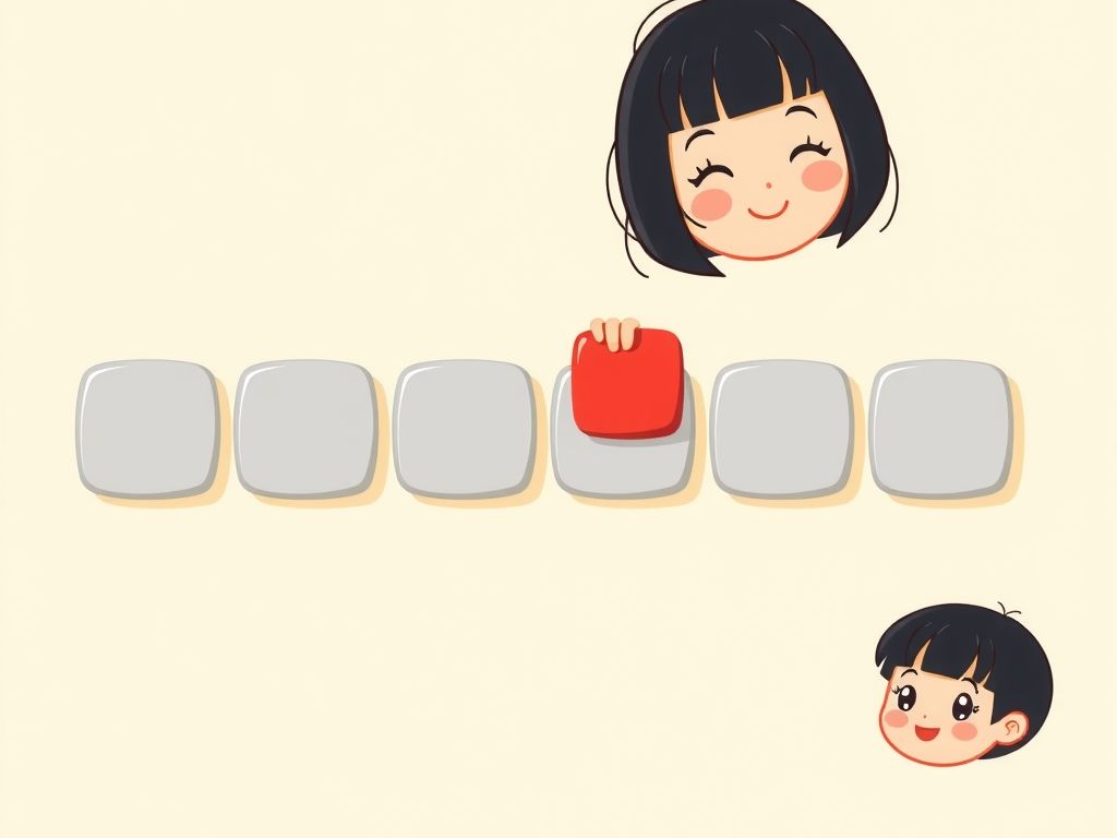 빈 회색 칸을 빨간 블록으로 채우는 그림(못 낸 기간 채우기)